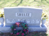 SHULTZ, Clarence Bud Jr and Juanita Jewell APPLEGATE (headstone)